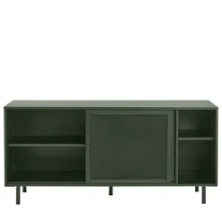 No name KISO Buffet 2 portes, 2 niches en métal L160cm