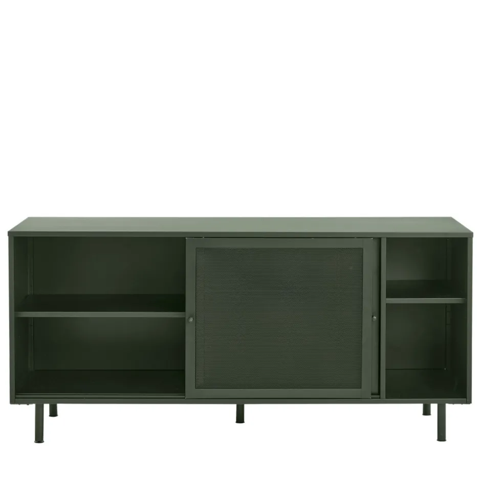 No name KISO Buffet 2 portes, 2 niches en métal L160cm