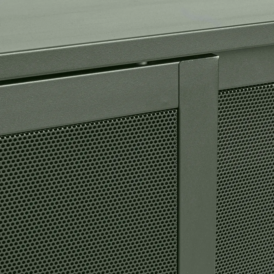 No name KISO Buffet 2 portes, 2 niches en métal L160cm