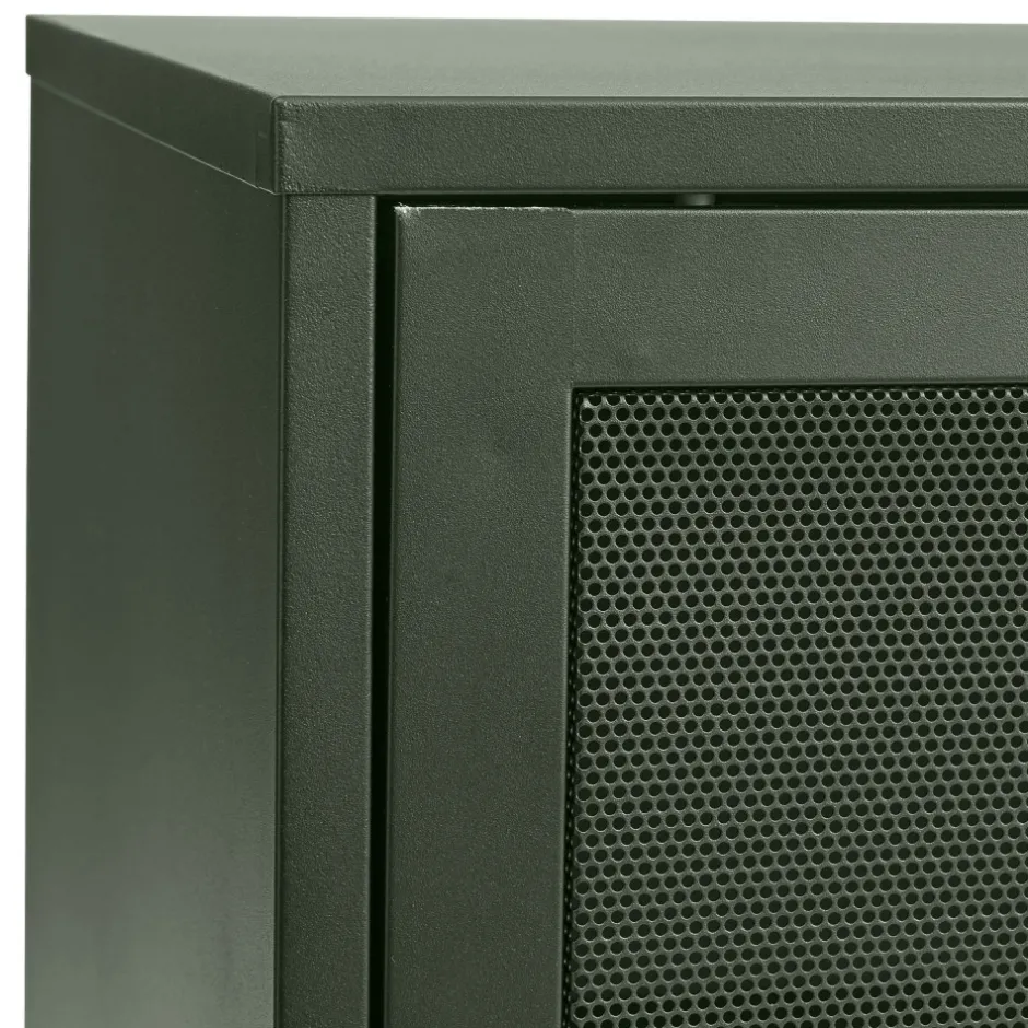 No name KISO Buffet 2 portes, 2 niches en métal L160cm