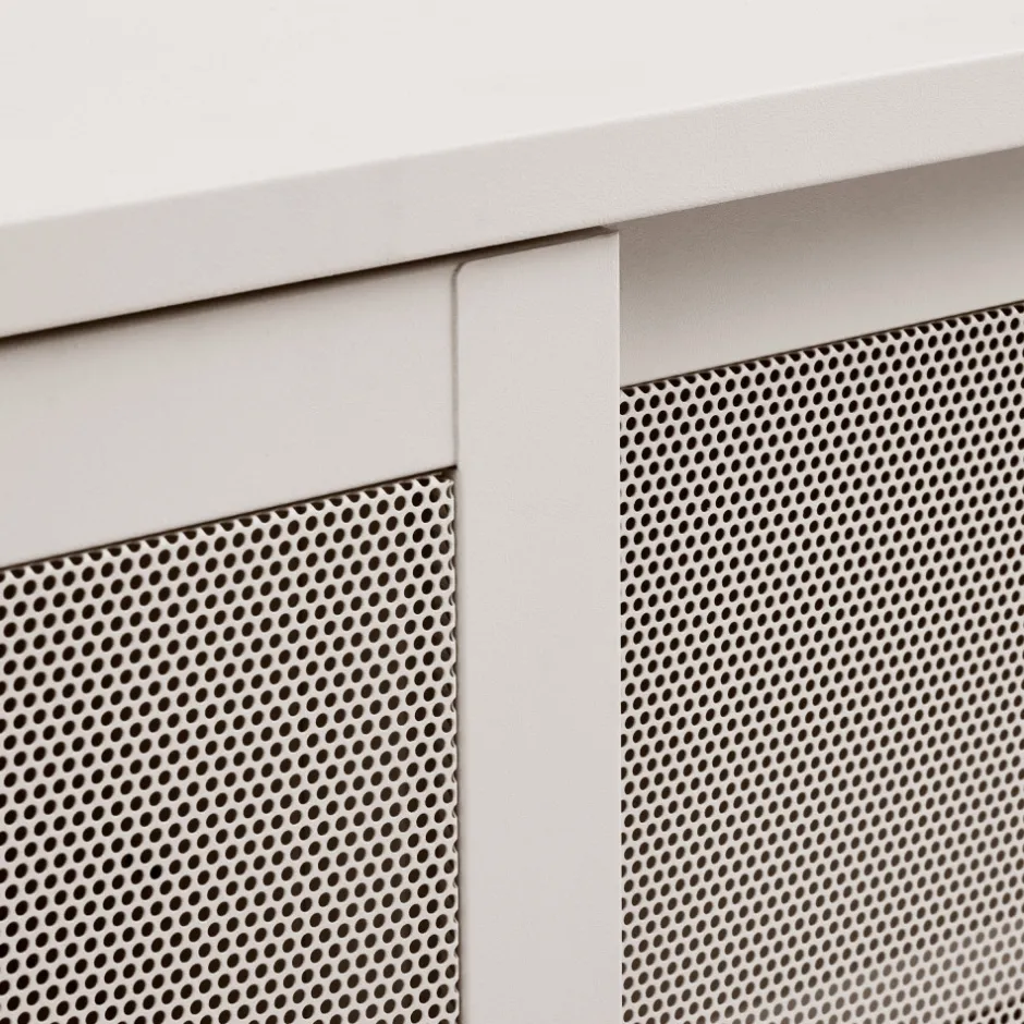 Discount No name KISO Meuble TV 2 portes, 2 niches en métal L160cm
