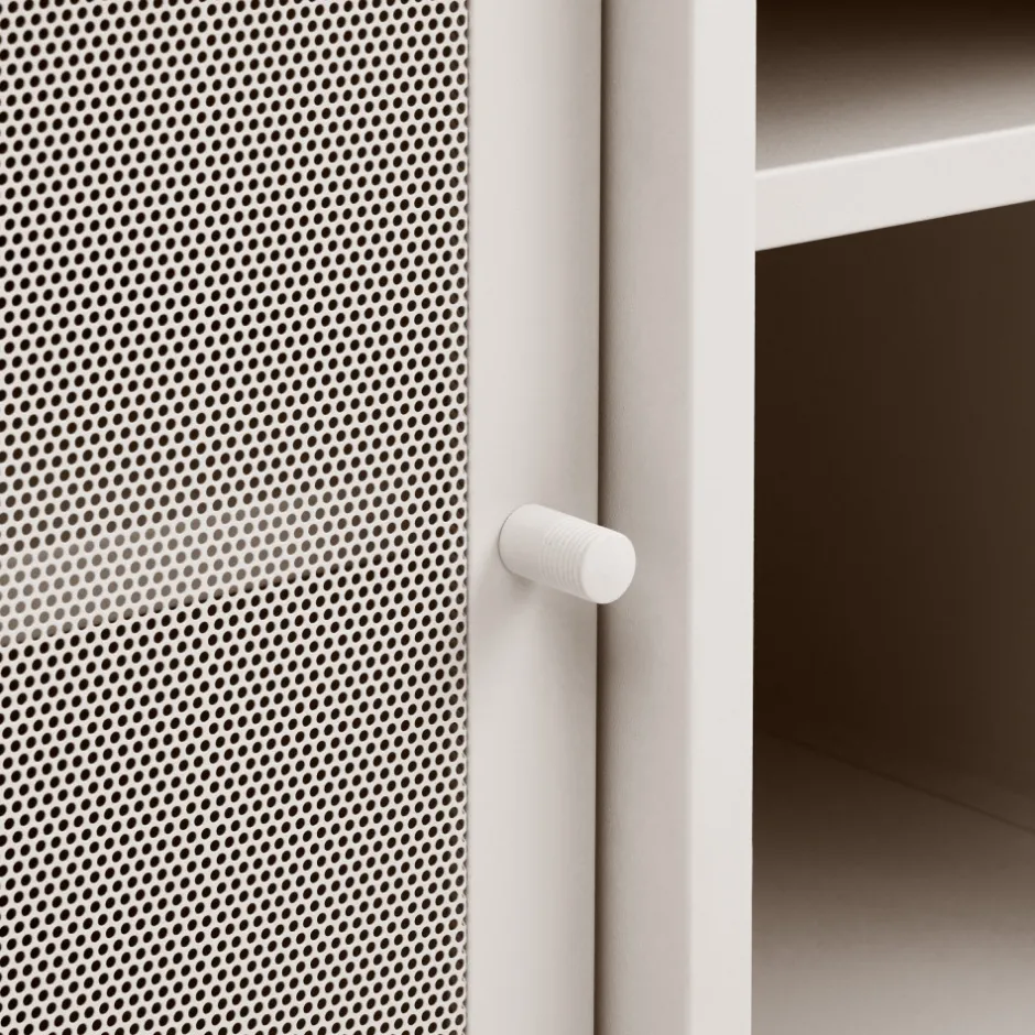 Discount No name KISO Meuble TV 2 portes, 2 niches en métal L160cm