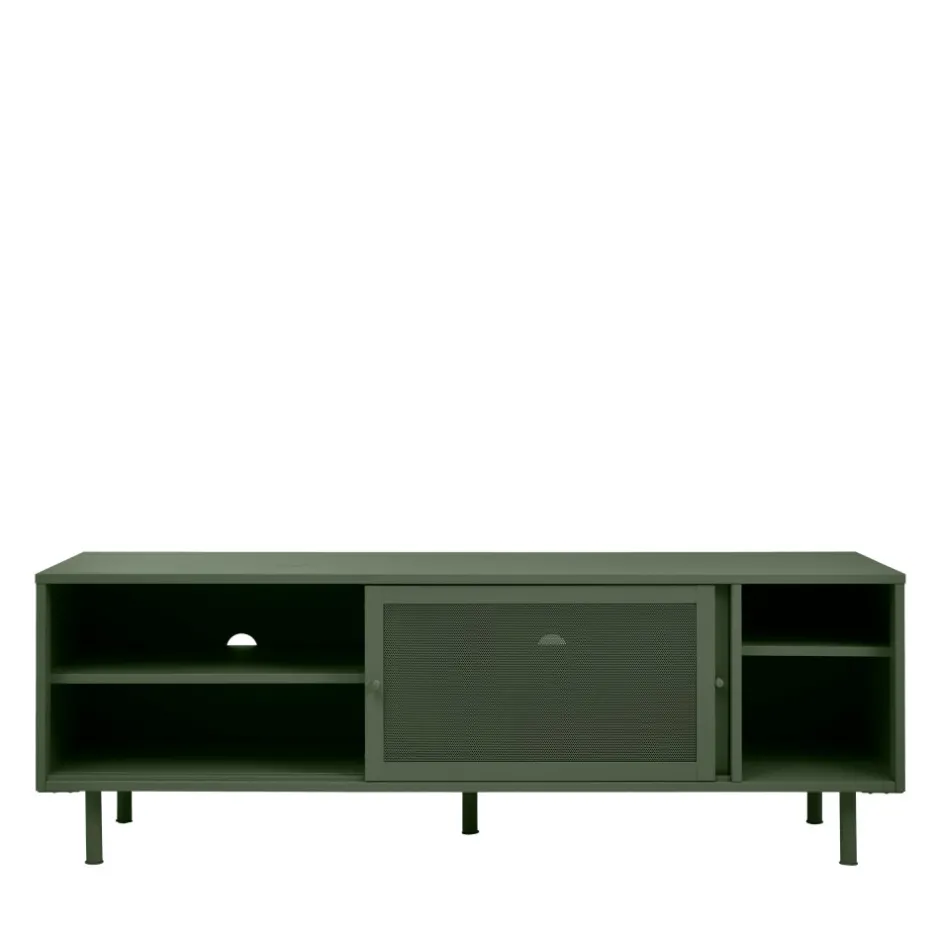 Discount No name KISO Meuble TV 2 portes, 2 niches en métal L160cm