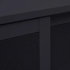 Discount No name KISO Meuble TV 2 portes, 2 niches en métal L160cm
