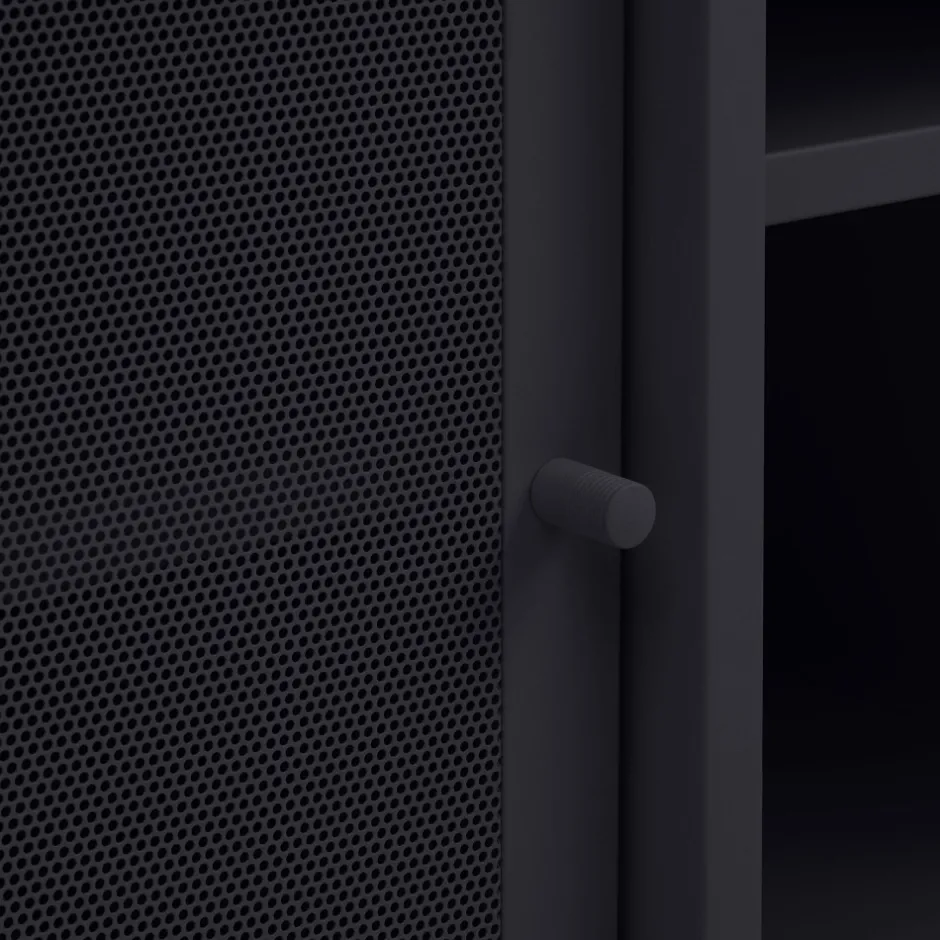 Discount No name KISO Meuble TV 2 portes, 2 niches en métal L160cm
