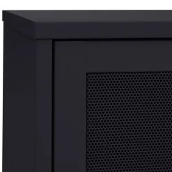 Discount No name KISO Meuble TV 2 portes, 2 niches en métal L160cm