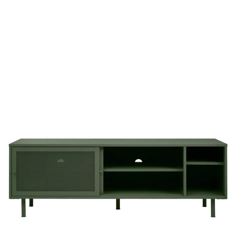Discount No name KISO Meuble TV 2 portes, 2 niches en métal L160cm