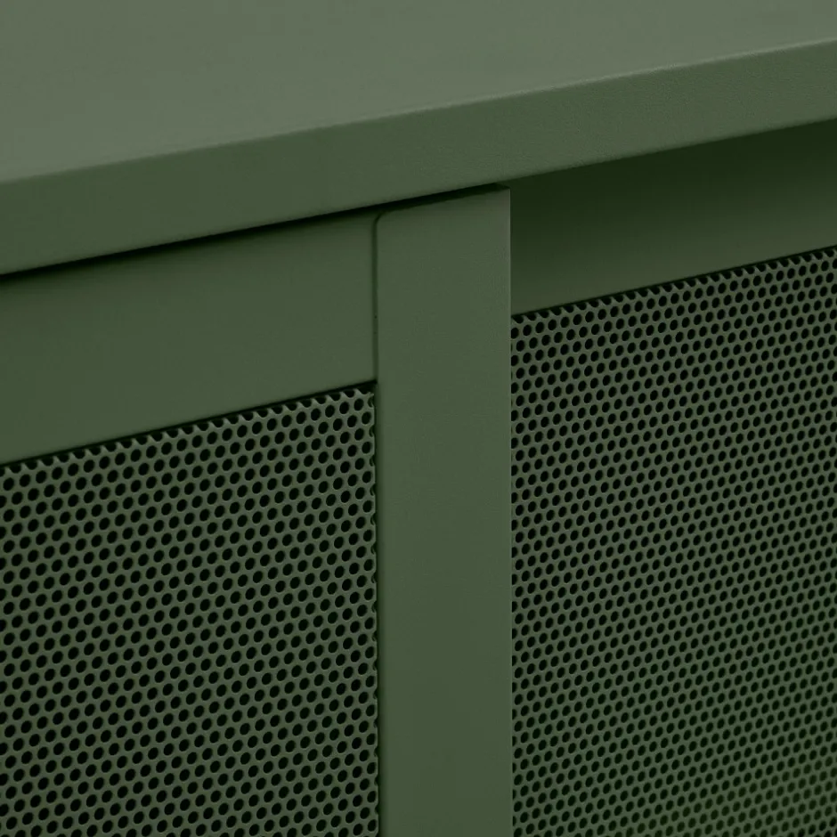 Discount No name KISO Meuble TV 2 portes, 2 niches en métal L160cm