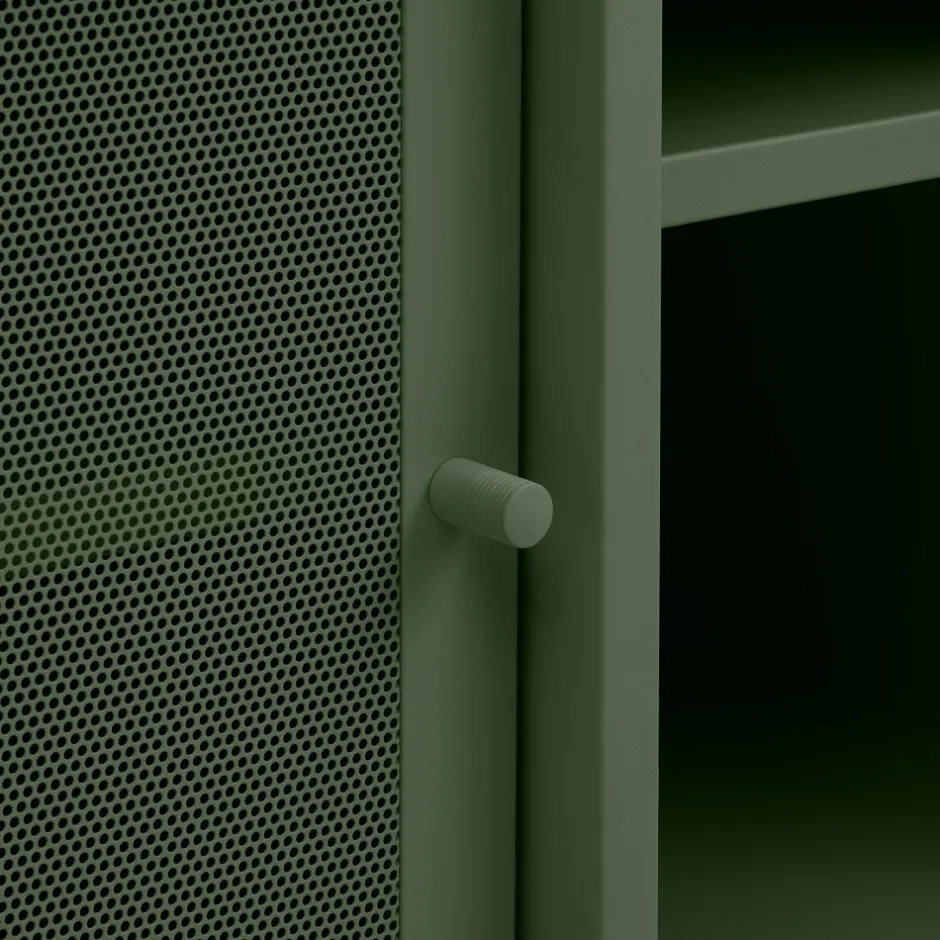 Discount No name KISO Meuble TV 2 portes, 2 niches en métal L160cm
