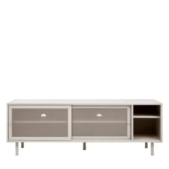 Discount No name KISO Meuble TV 2 portes, 2 niches en métal L160cm