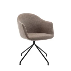 Clearance Drawer KOOIJ Chaise de bureau en tissu et métal