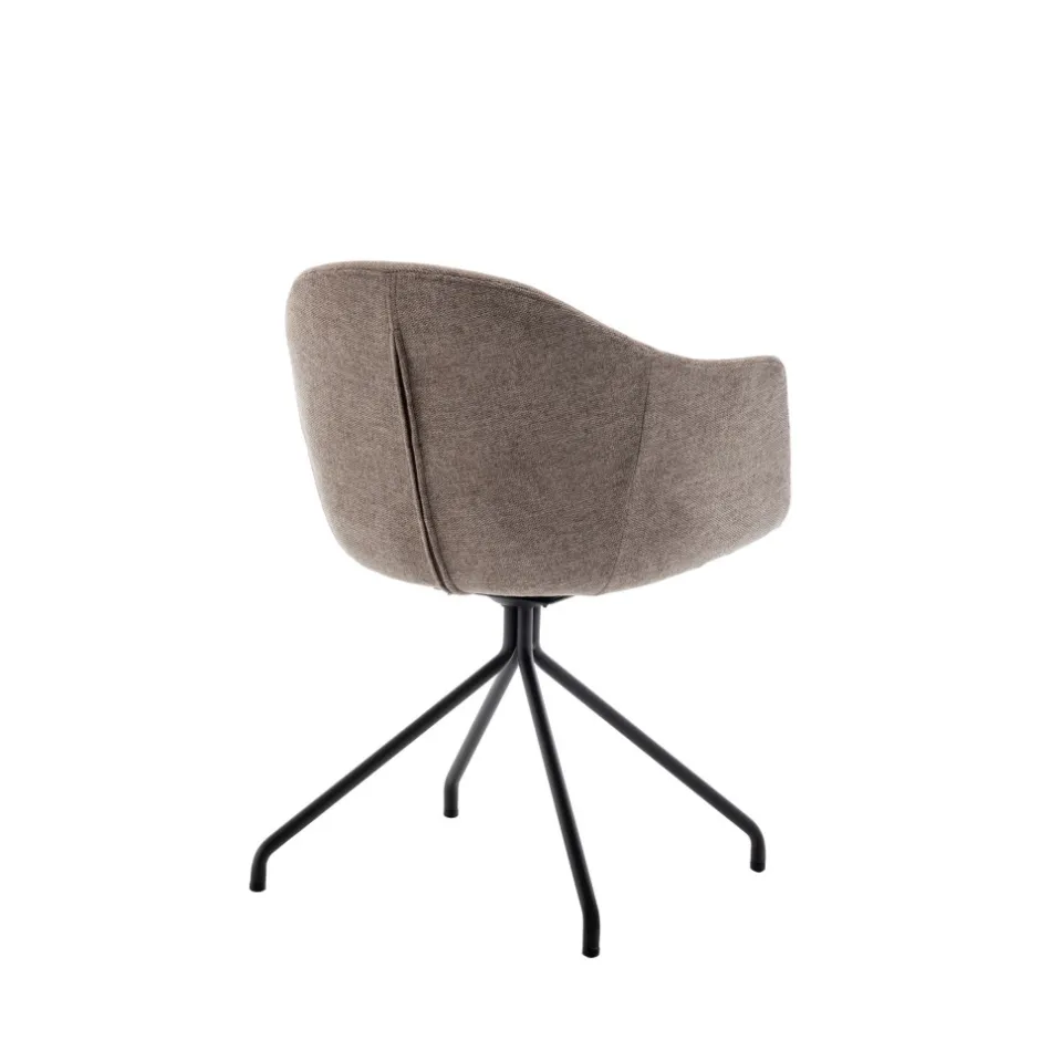 Clearance Drawer KOOIJ Chaise de bureau en tissu et métal