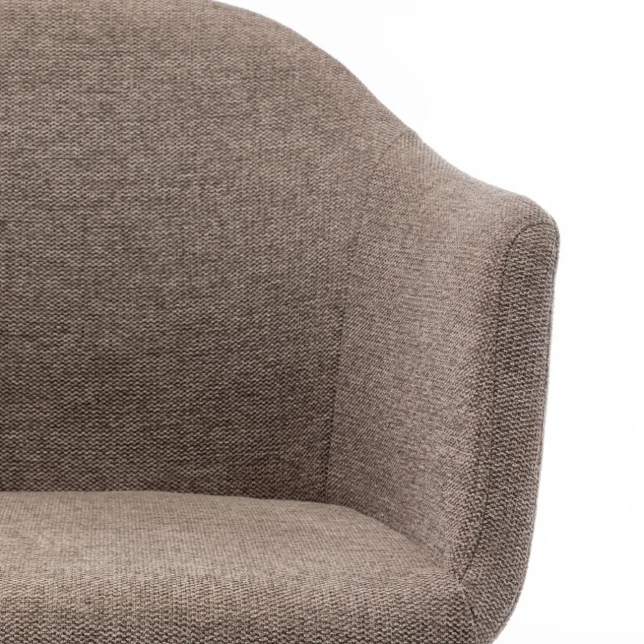 Clearance Drawer KOOIJ Chaise de bureau en tissu et métal