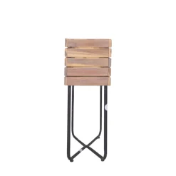 Online Drawer KORA Jardinière en bois et métal H 62 cm