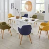 Hot Woodman KUNGLA Table à manger pliable 2 personnes en bois