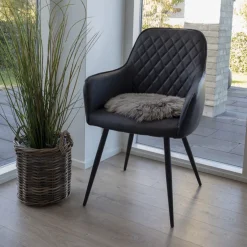 Best House Nordic LAMBSKIN SEAT Galette de chaise en peau de mouton