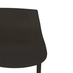Sale Drawer LAMER Lot de 4 chaises de bar en plastique et métal H66cm