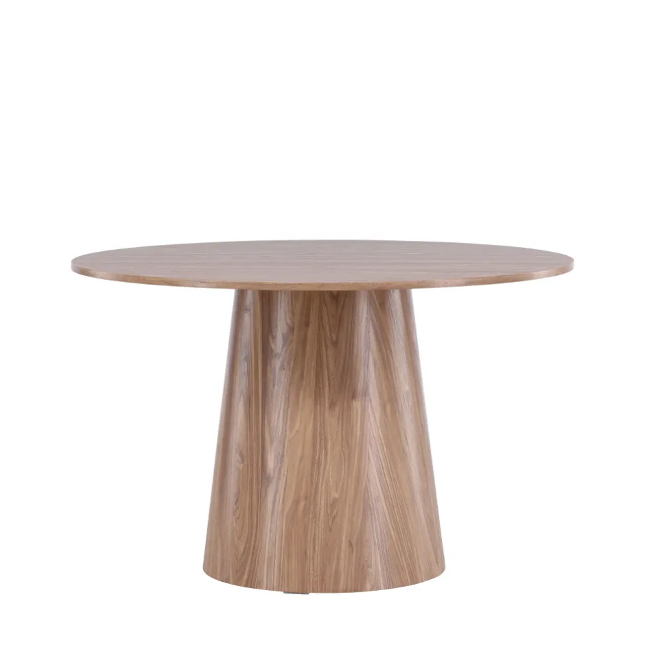 Online Venture Home LANZO Table à manger 4 personnes ronde en bois