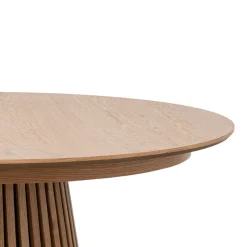 Discount Drawer LEA Table à manger extensible 4 à 8 personnes en bois ø120-200x120cm