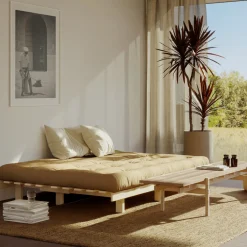 Online Karup Design LEAN Canapé convertible en bois naturel et tissu
