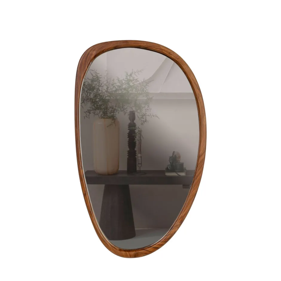 Discount Woood LEIF Miroir organique en bois 64x38cm