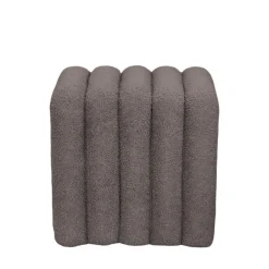 Sale Drawer LETO Pouf rembourré en tissu bouclette