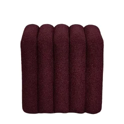 Sale Drawer LETO Pouf rembourré en tissu bouclette