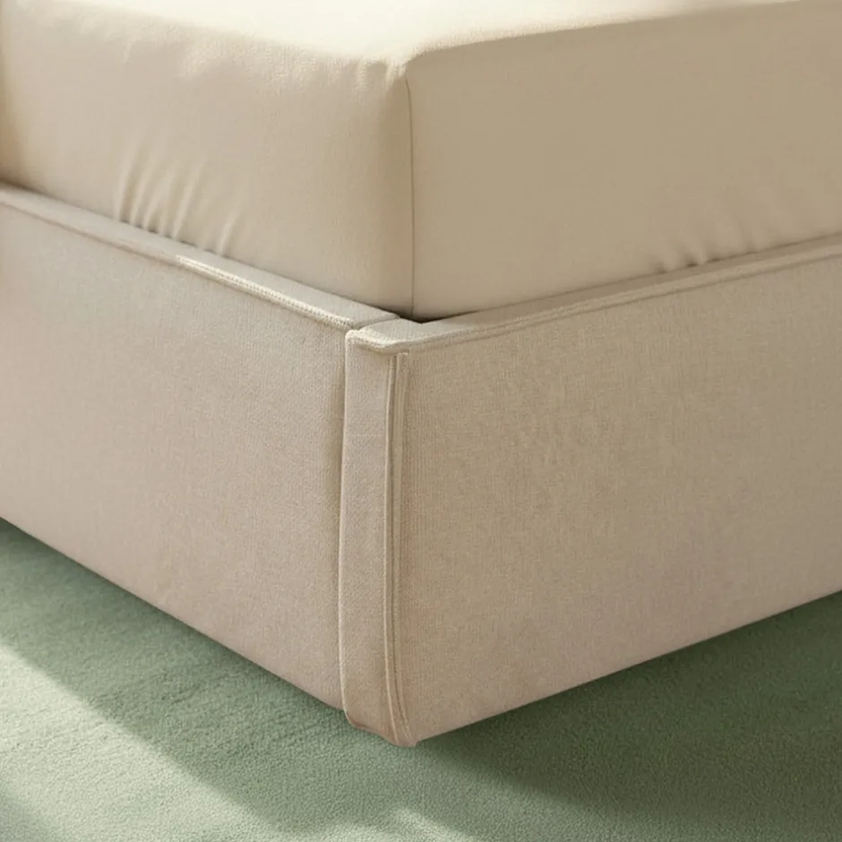Sale Drawer LIBERIO Lit coffre en tissu 160x200cm