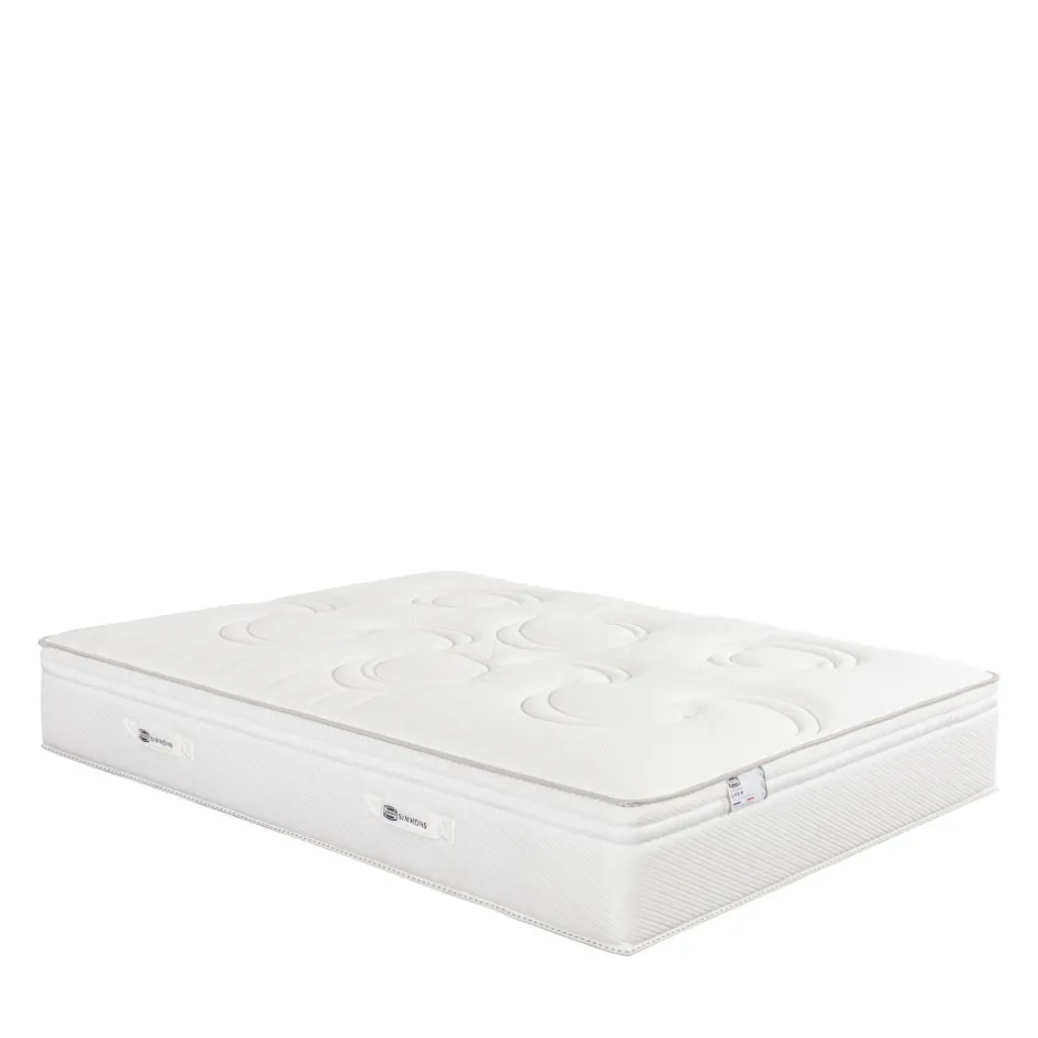Discount Simmons LIFE-R Matelas 100% ressorts, épaisseur 29cm, accueil équilibré