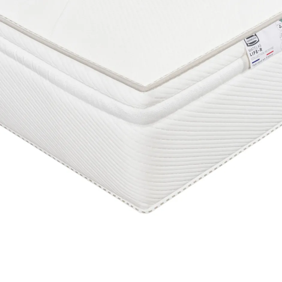 Discount Simmons LIFE-R Matelas 100% ressorts, épaisseur 29cm, accueil équilibré
