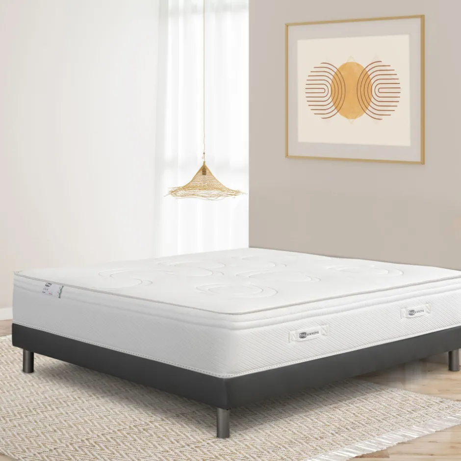 Discount Simmons LIFE-R Matelas 100% ressorts, épaisseur 29cm, accueil équilibré