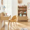 Sale No name LILOU Bibliothèque enfant en bois et cannage H140cm