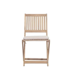 Best Drawer LINA Lot de 2 chaises pliantes de jardin en bois