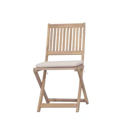 Best Drawer LINA Lot de 2 chaises pliantes de jardin en bois