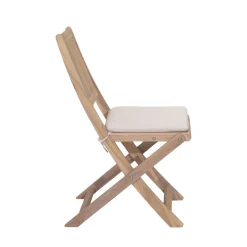 Best Drawer LINA Lot de 2 chaises pliantes de jardin en bois