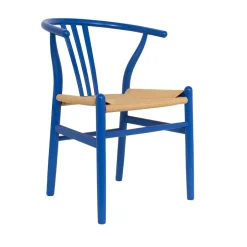 Clearance Drawer LIO Lot de 2 chaises en corde tressée et bois