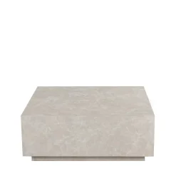 Hot Drawer LIPANI Table basse carrée effet marbre 90x90cm