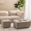 Online Drawer LIPANI Table d'appoint carrée effet marbre 40x40cm