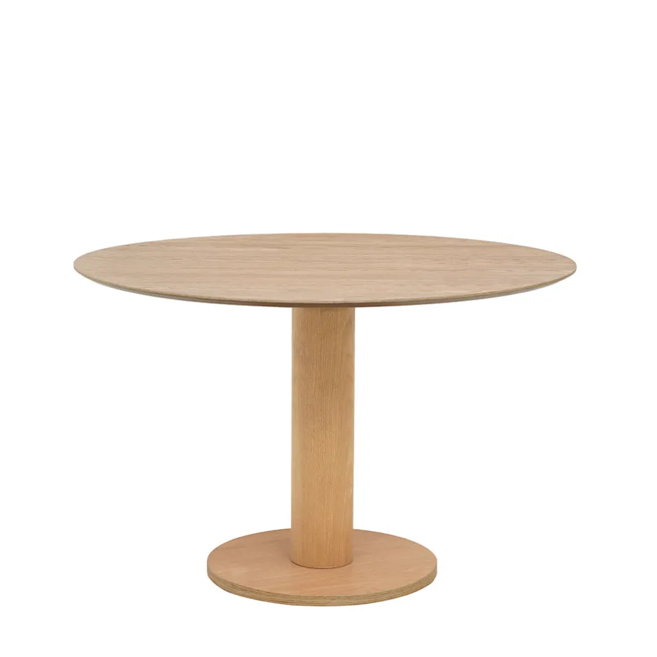 New Drawer LISA Table à manger 4 personnes ronde en bois ø120cm