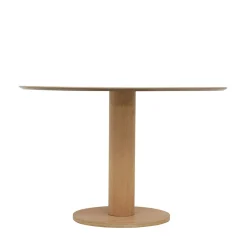New Drawer LISA Table à manger 4 personnes ronde en bois ø120cm