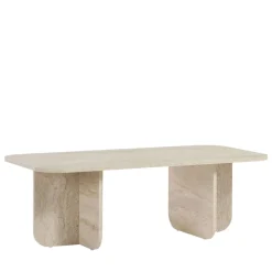 Best Drawer LISON Table basse rectangulaire effet travertin 120x60cm