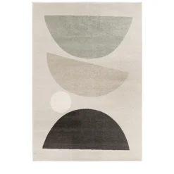 Discount Drawer LÉO II Tapis contemporain à motif géométrique