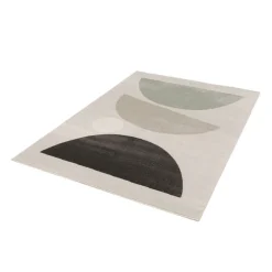 Discount Drawer LÉO II Tapis contemporain à motif géométrique