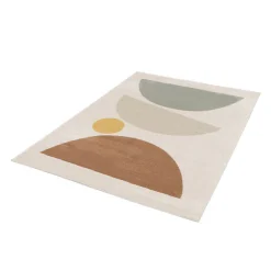 Sale Drawer LÉO Tapis contemporain à motif géométrique