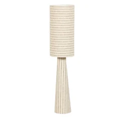 Online Woood LOFT Lampadaire à rayures en métal et tissu bouclette H130cm