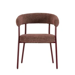 Clearance Drawer LORA Lot de 2 fauteuils en tissu et métal
