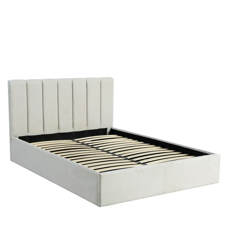 Sale Drawer LOU Lit coffre en tissu 140x190cm