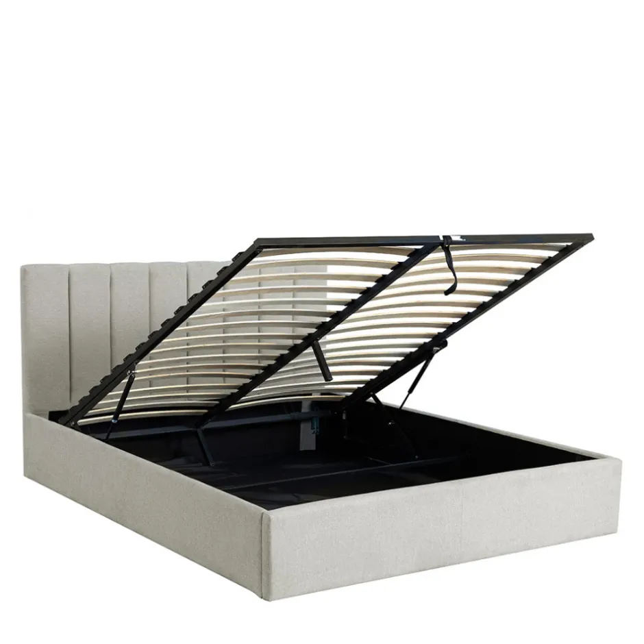 Hot Drawer LOU Lit coffre en tissu 160x200cm