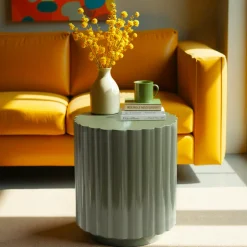 New Drawer LOUISE Table d'appoint ronde en métal ø38,5cm