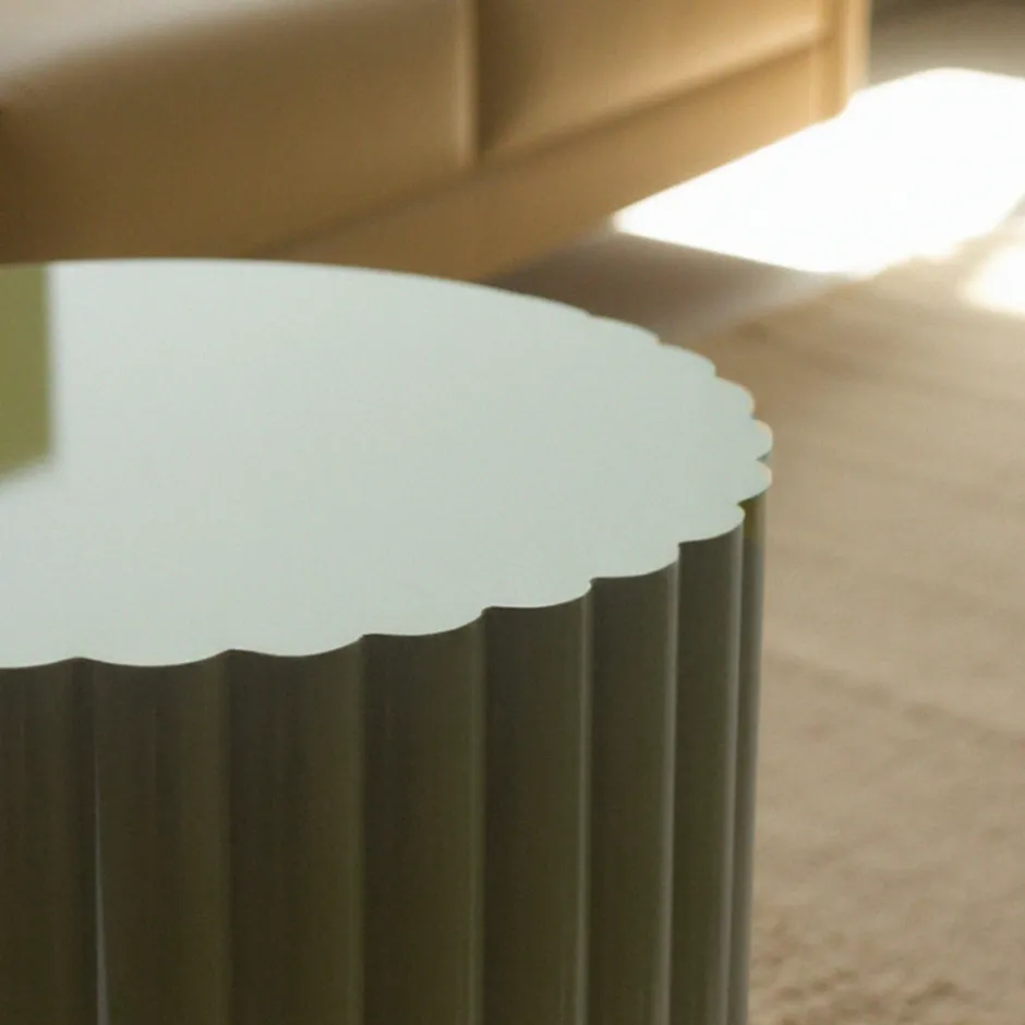 New Drawer LOUISE Table d'appoint ronde en métal ø38,5cm